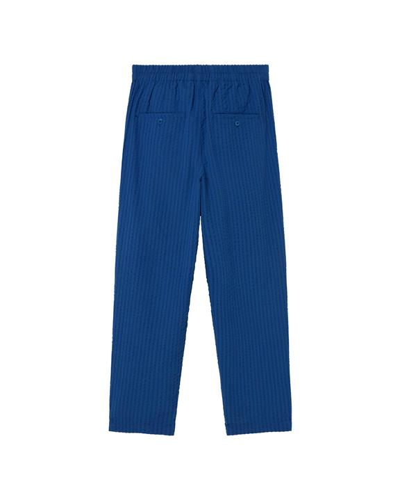 Broek Seersucker Luc Blauw from Shop Like You Give a Damn