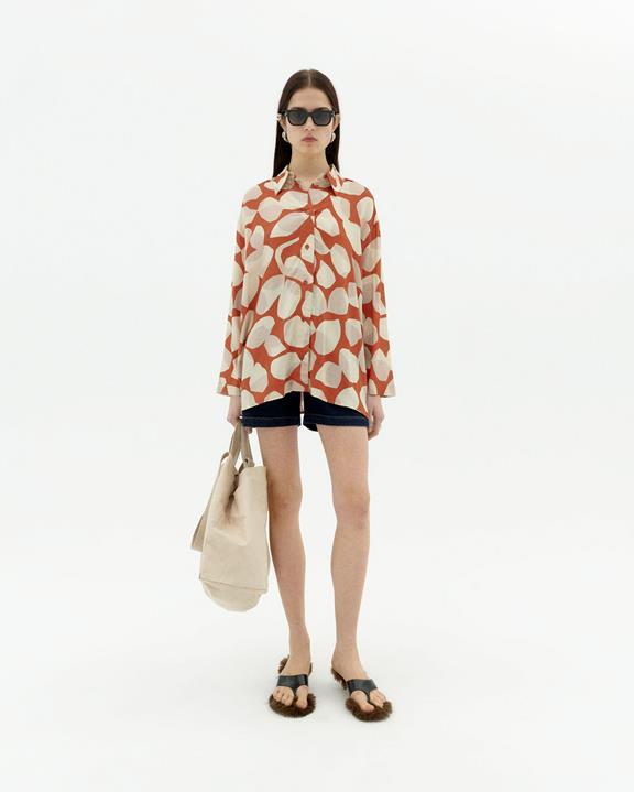 Shirt Ava Leaf Licht Veelkleurig from Shop Like You Give a Damn