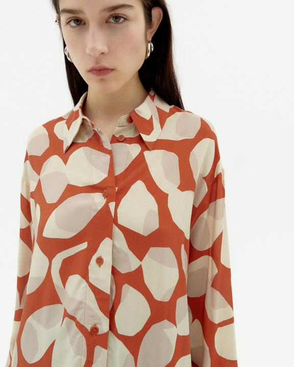 Shirt Ava Leaf Licht Veelkleurig from Shop Like You Give a Damn