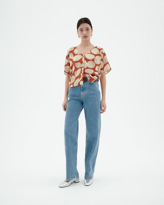 Blouse Libelleblad Licht Multicolor from Shop Like You Give a Damn
