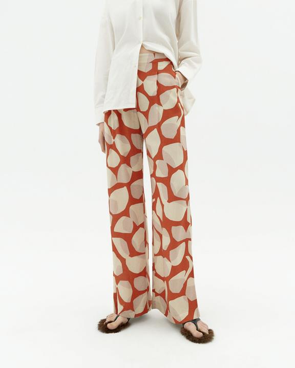 Broek Manolita Leaf Light Multicolor via Shop Like You Give a Damn