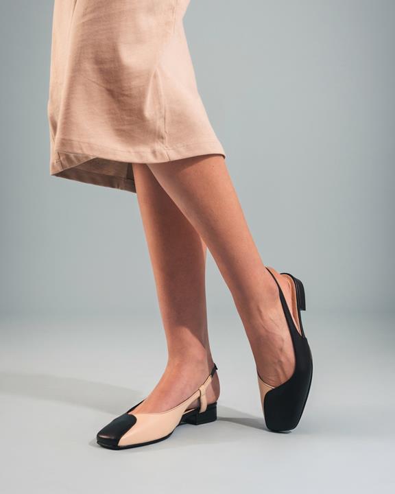 Flats Diana Beige/Zwart from Shop Like You Give a Damn