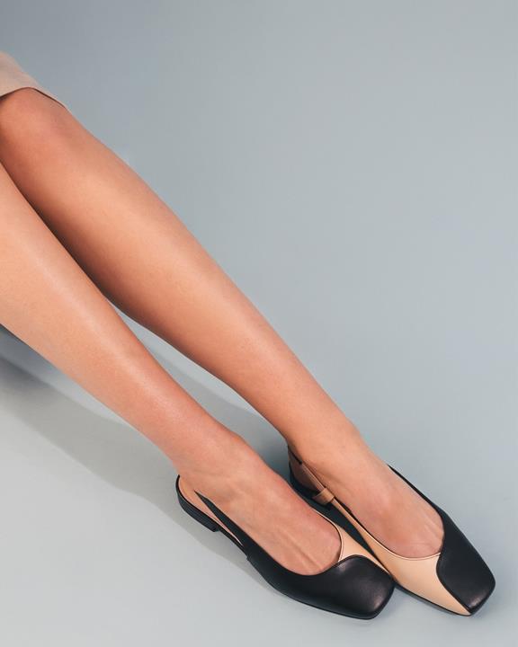 Flats Diana Beige/Zwart from Shop Like You Give a Damn
