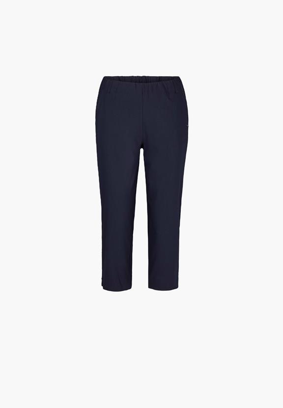 Broek Taylor Regular Capri Ml Marineblauw via Shop Like You Give a Damn
