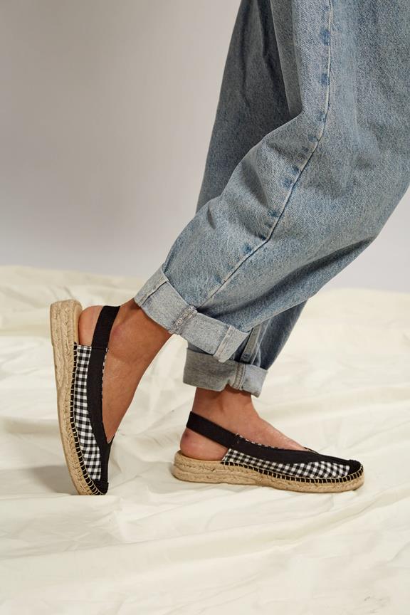 Sandalen Vichy V2 Zwart & Wit from Shop Like You Give a Damn