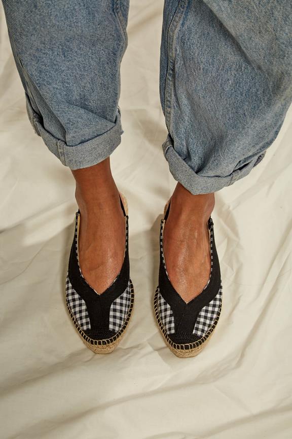 Sandalen Vichy V2 Zwart & Wit from Shop Like You Give a Damn