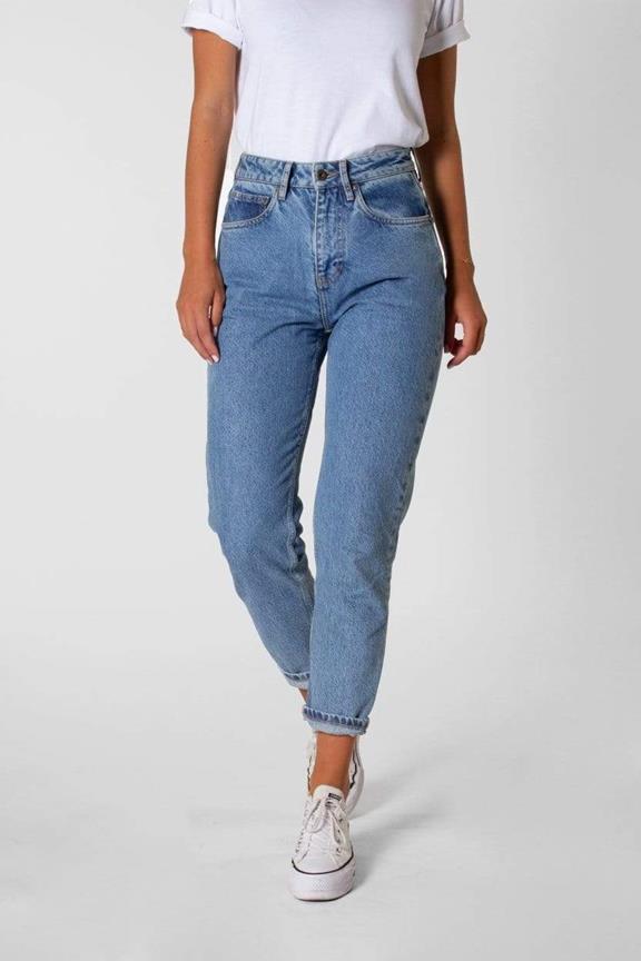 Jeans Nora Loose Tapered Lichtblauw 1