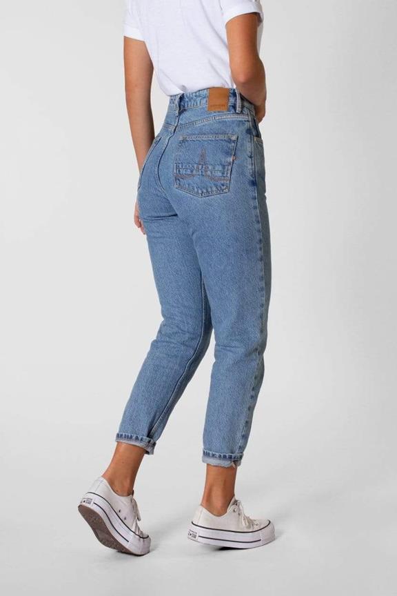 Jeans Nora Loose Tapered Lichtblauw 2