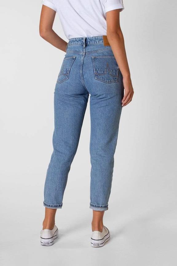 Jeans Nora Loose Tapered Lichtblauw 5