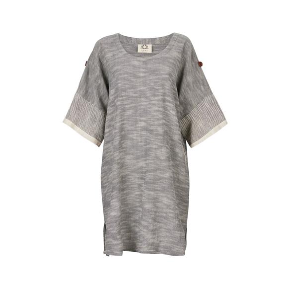 Dress Shantung Midi Grey 2