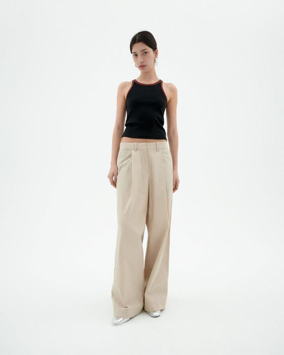 Top Harriet Contrast Zwart from Shop Like You Give a Damn