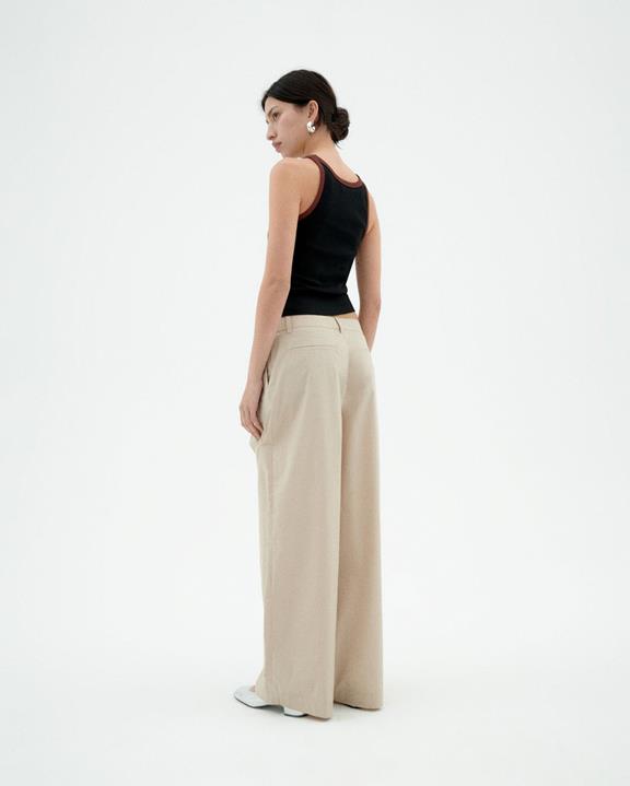 Top Harriet Contrast Zwart from Shop Like You Give a Damn