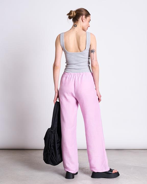 Broek Sjov Trekkoord Lichte Orchidee from Shop Like You Give a Damn