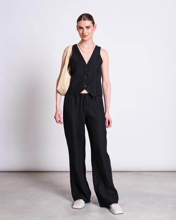 Broek Sjov Drawstring Zwart via Shop Like You Give a Damn