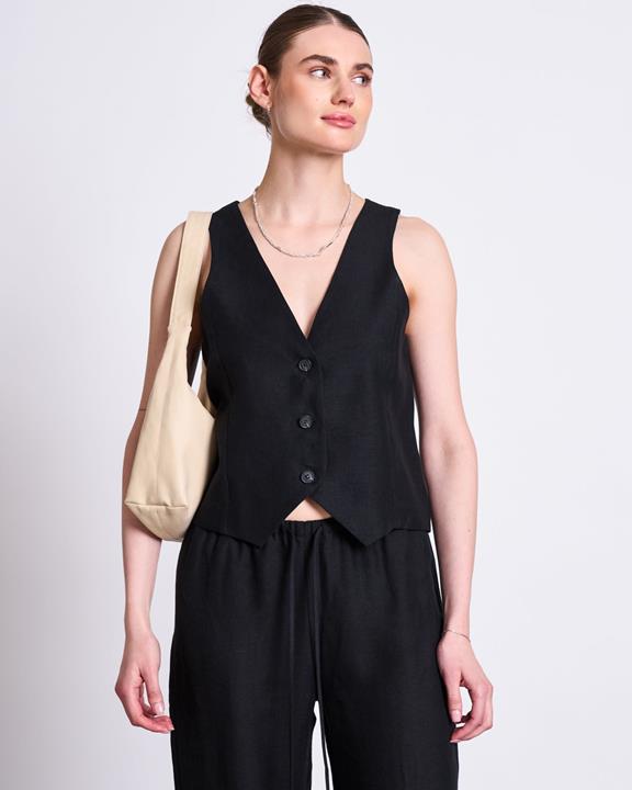 Broek Sjov Drawstring Zwart from Shop Like You Give a Damn