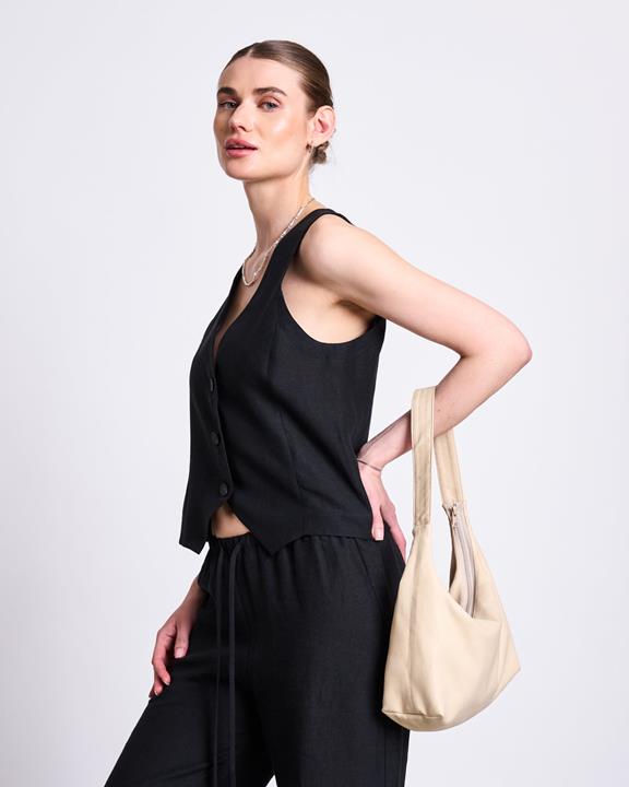 Broek Sjov Drawstring Zwart from Shop Like You Give a Damn