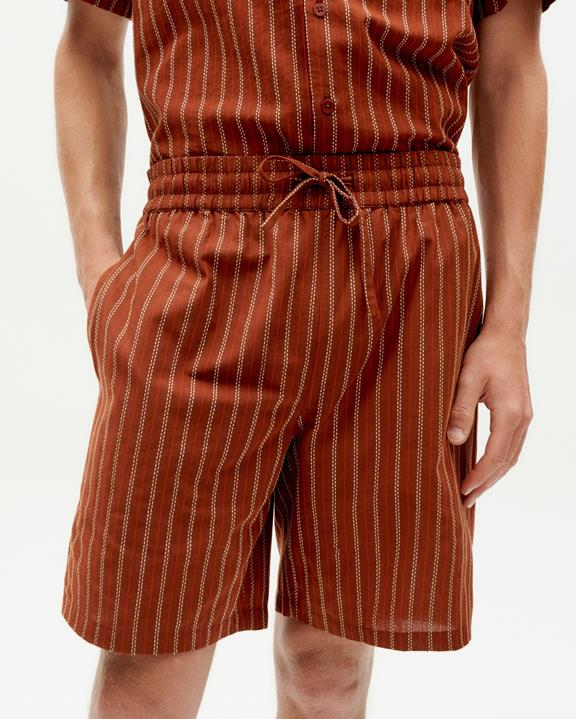Shorts Bermuda Henry Bruin Gestreept from Shop Like You Give a Damn