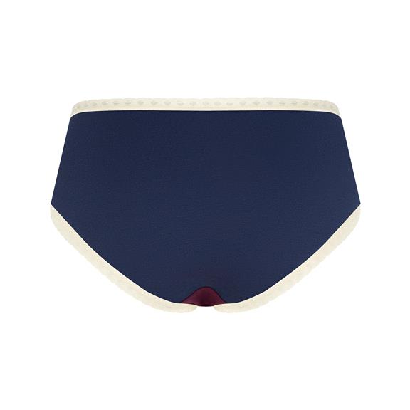 Multipack X6 Slips Hipster Met Kant Bordeaux/Donkerblauw from Shop Like You Give a Damn