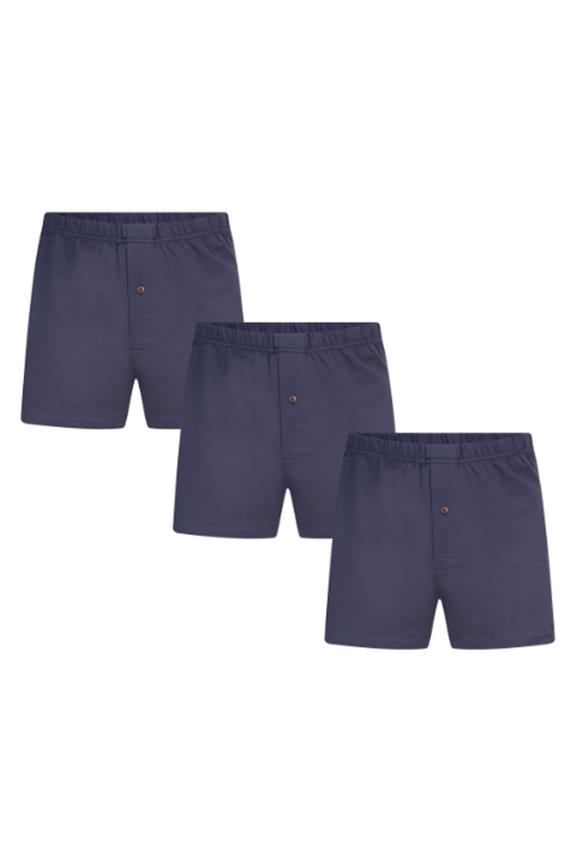 Multipack X3 Boxershorts Donkerblauw via Shop Like You Give a Damn