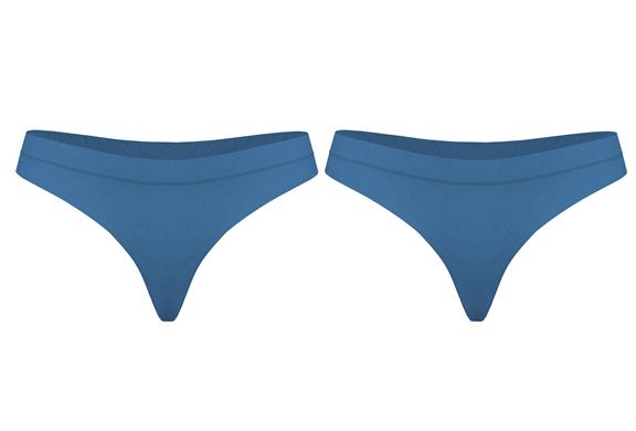 Multipack X2 Thong High Cut Denim Blauw via Shop Like You Give a Damn