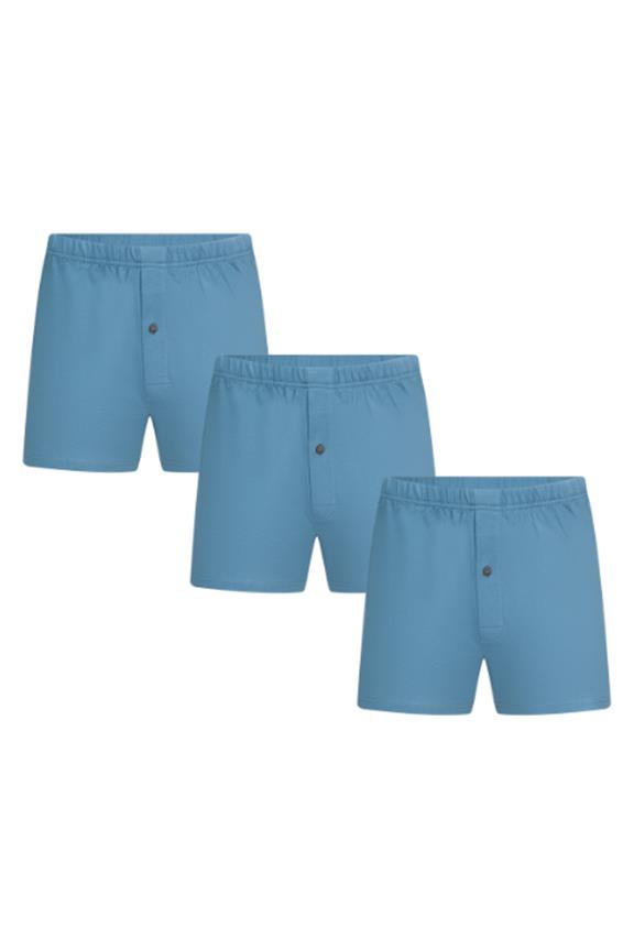 Multipack X3 Boxershorts Denim Blauw via Shop Like You Give a Damn