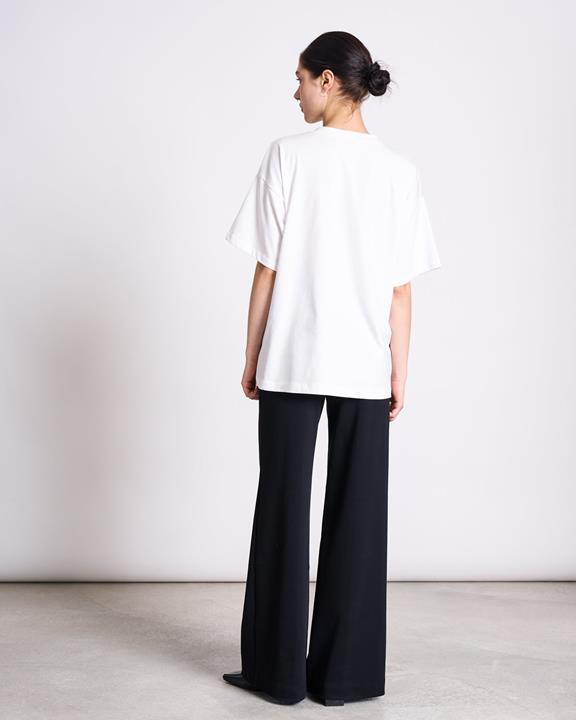 T-Shirt Nadil Slitted Wit from Shop Like You Give a Damn