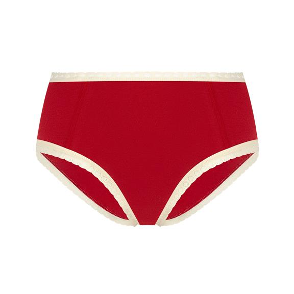 Multipack 6x Slips Hipster Met Kant Rood from Shop Like You Give a Damn