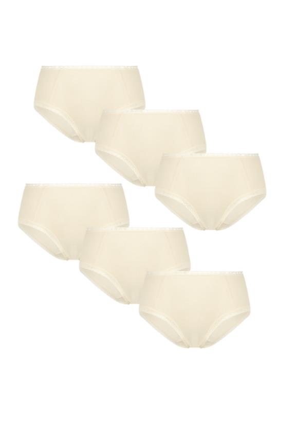 Multipack 6x Slips Hipster Met Kant Nature Cream via Shop Like You Give a Damn