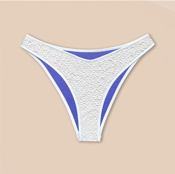Bikini Bottom Reversible Contour Cheeky  Lilac / White      1