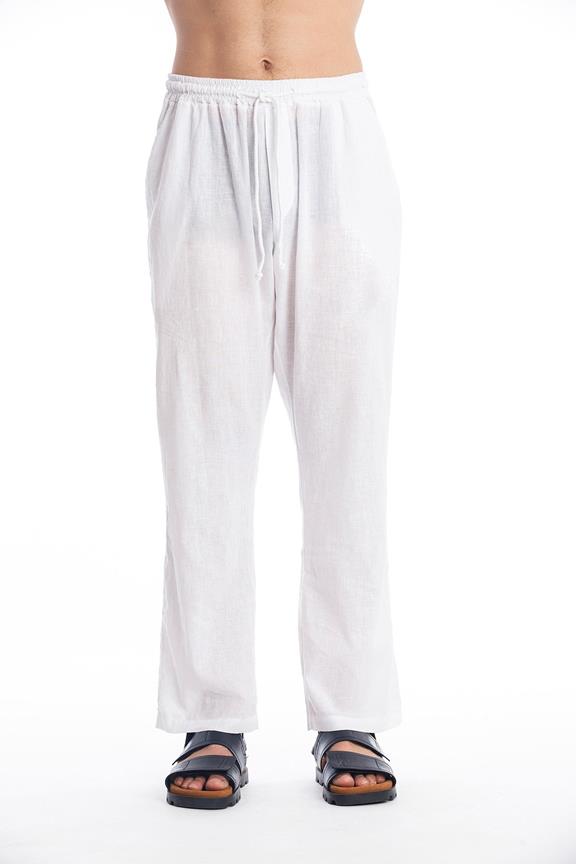 Broek Lucas Wit from Shop Like You Give a Damn