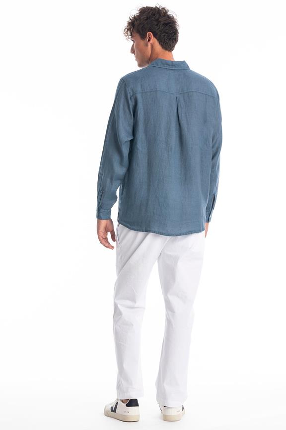 Overhemd Alain Jeans Blauw from Shop Like You Give a Damn