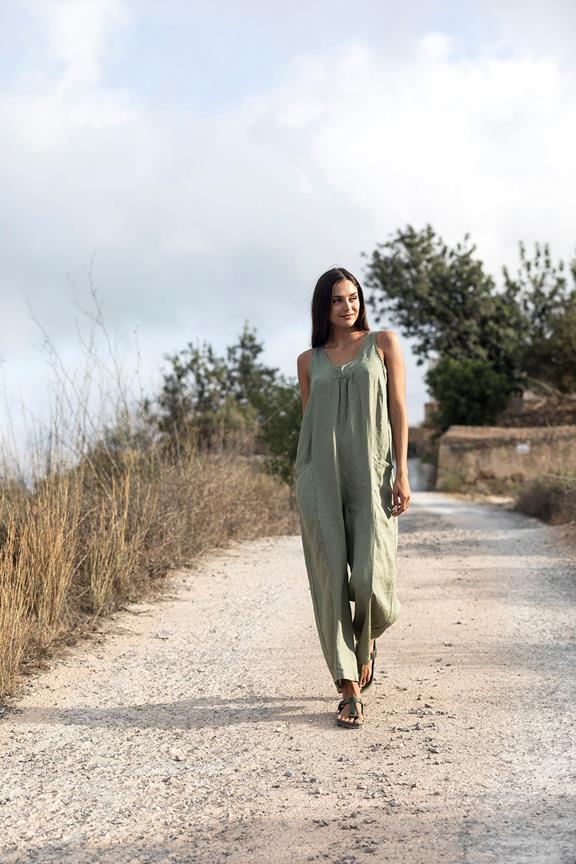 Jumpsuit Aura Khaki via Shop Like You Give a Damn