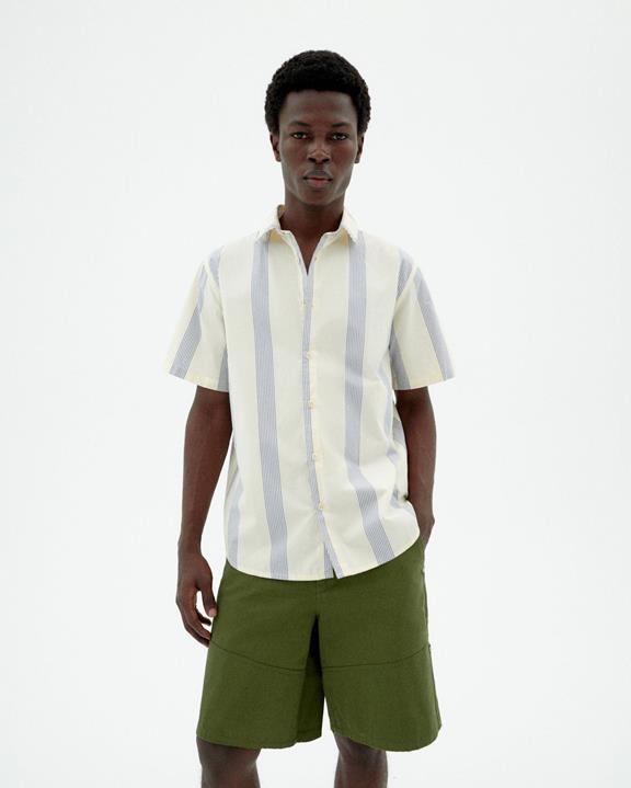 Shirt Tom Blauw Gestreept via Shop Like You Give a Damn