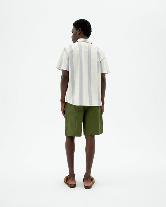 Shirt Tom Blauw Gestreept from Shop Like You Give a Damn