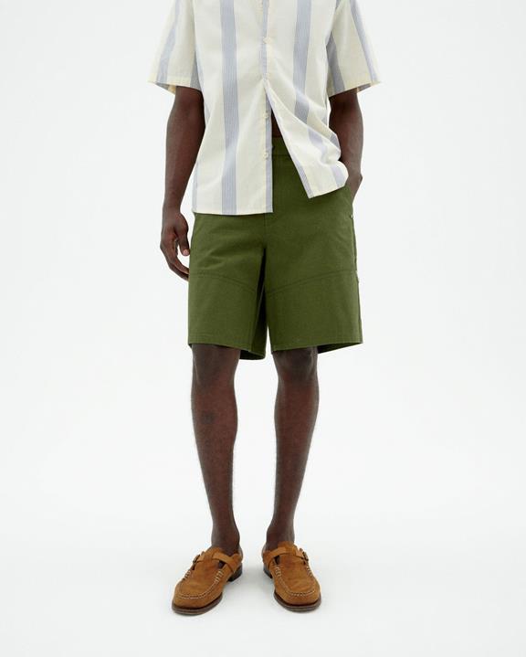 Shorts Bermuda Miles Groen via Shop Like You Give a Damn