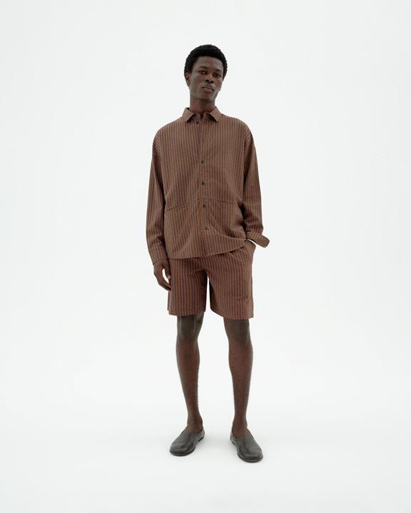 Shorts Bermuda Henry Bruin Gestreept from Shop Like You Give a Damn
