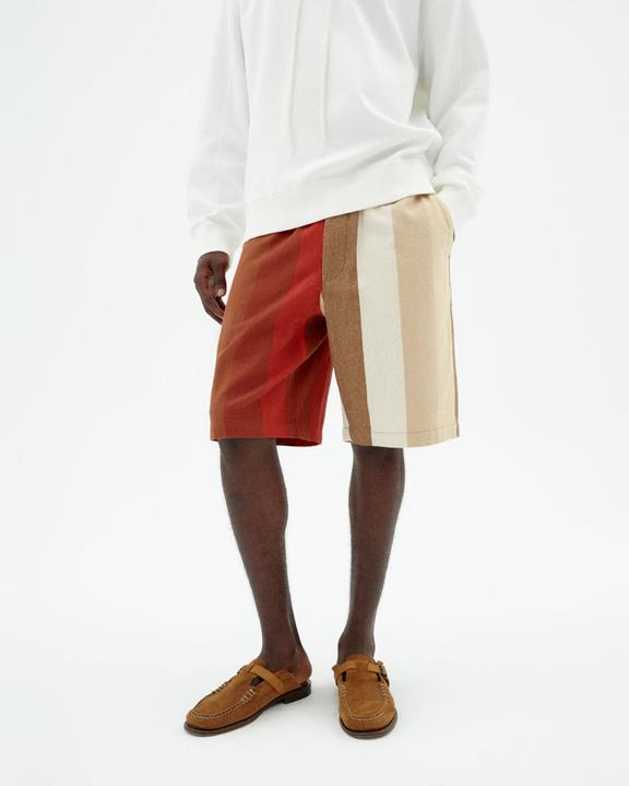 Shorts Bermuda Gasper Sandfire Gestreept via Shop Like You Give a Damn