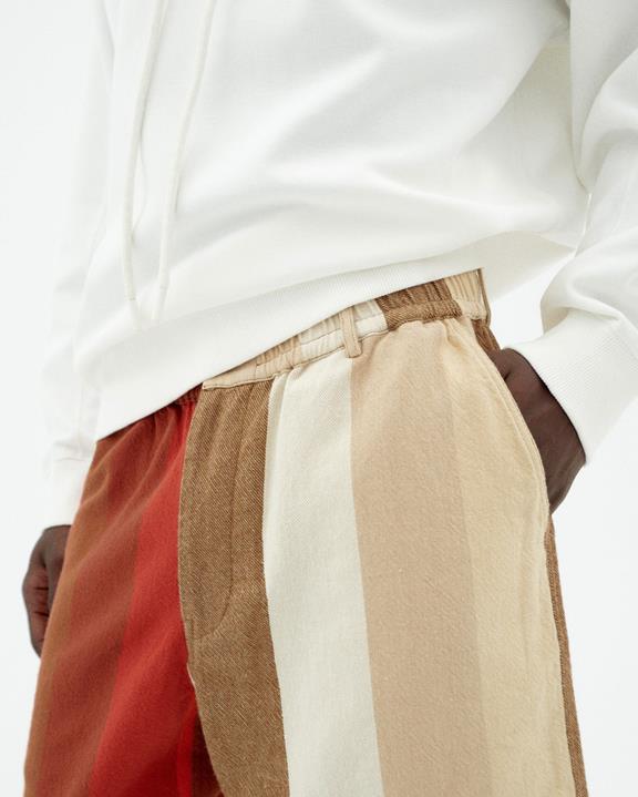 Shorts Bermuda Gasper Sandfire Gestreept from Shop Like You Give a Damn