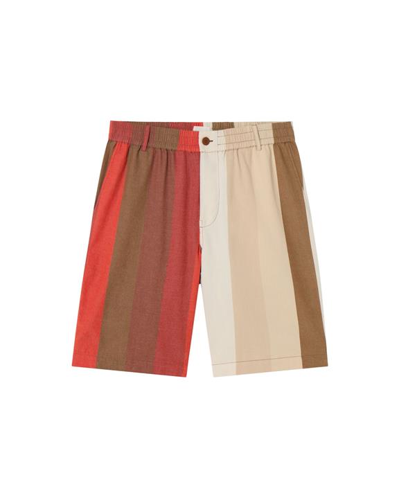 Shorts Bermuda Gasper Sandfire Gestreept from Shop Like You Give a Damn