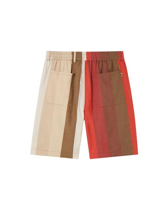 Shorts Bermuda Gasper Sandfire Gestreept from Shop Like You Give a Damn
