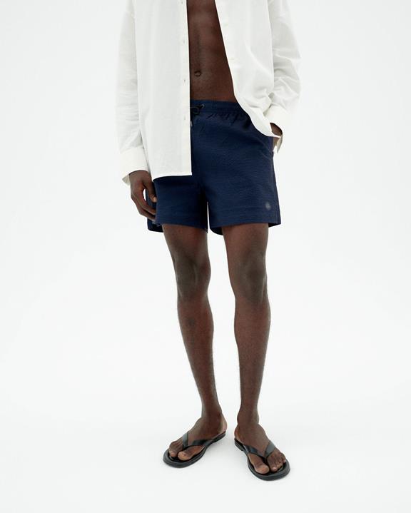 Badpak Seersucker Limpopo Blauw via Shop Like You Give a Damn