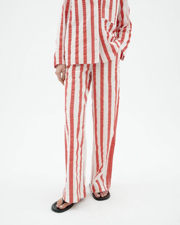 Broek Seersucker Manolita Gestreept via Shop Like You Give a Damn
