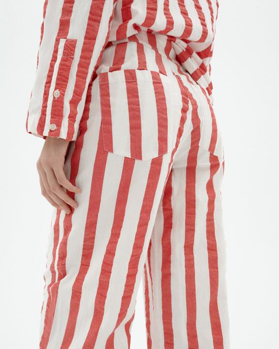 Broek Seersucker Manolita Gestreept from Shop Like You Give a Damn