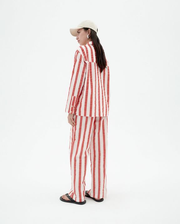 Broek Seersucker Manolita Gestreept from Shop Like You Give a Damn