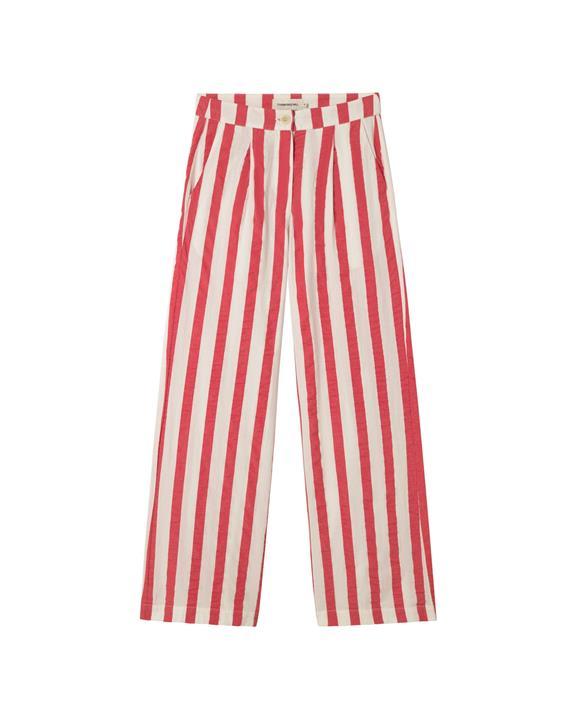 Broek Seersucker Manolita Gestreept from Shop Like You Give a Damn
