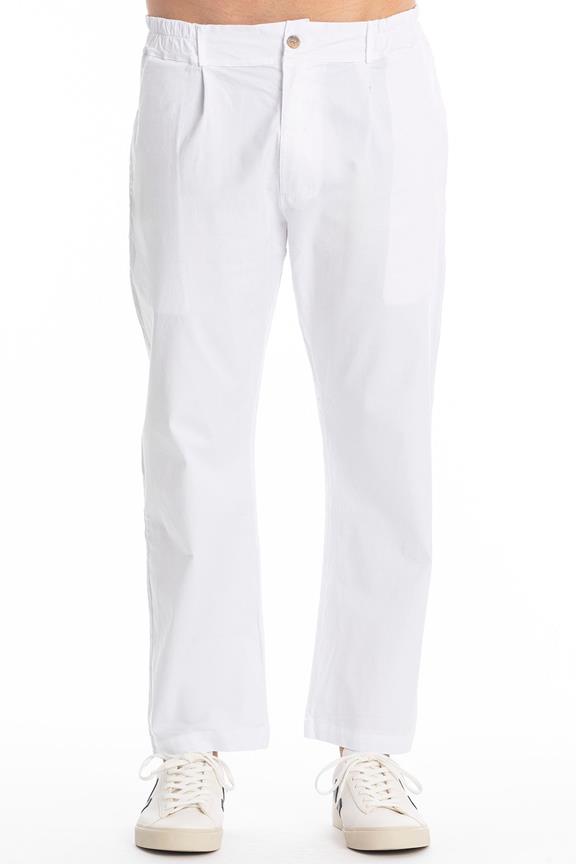 Broek Vance Wit via Shop Like You Give a Damn