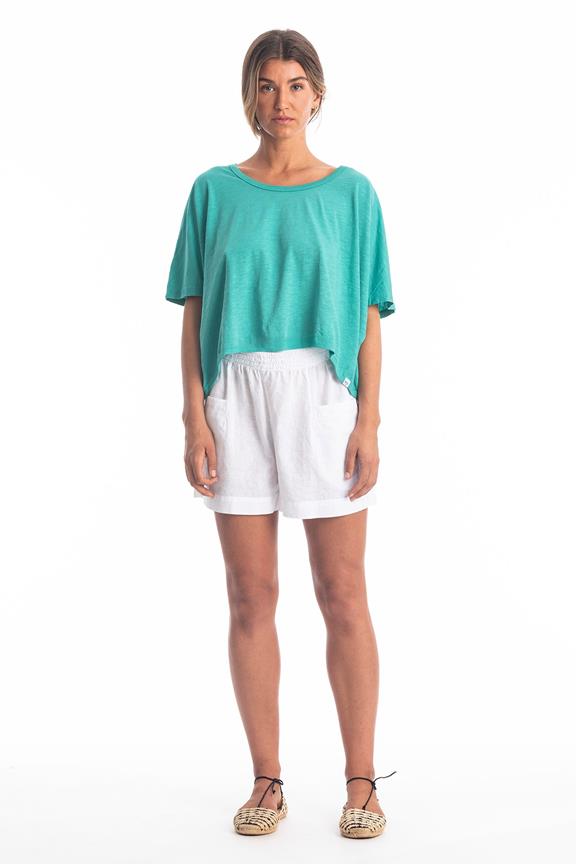 Top Vierkant Turquoise via Shop Like You Give a Damn