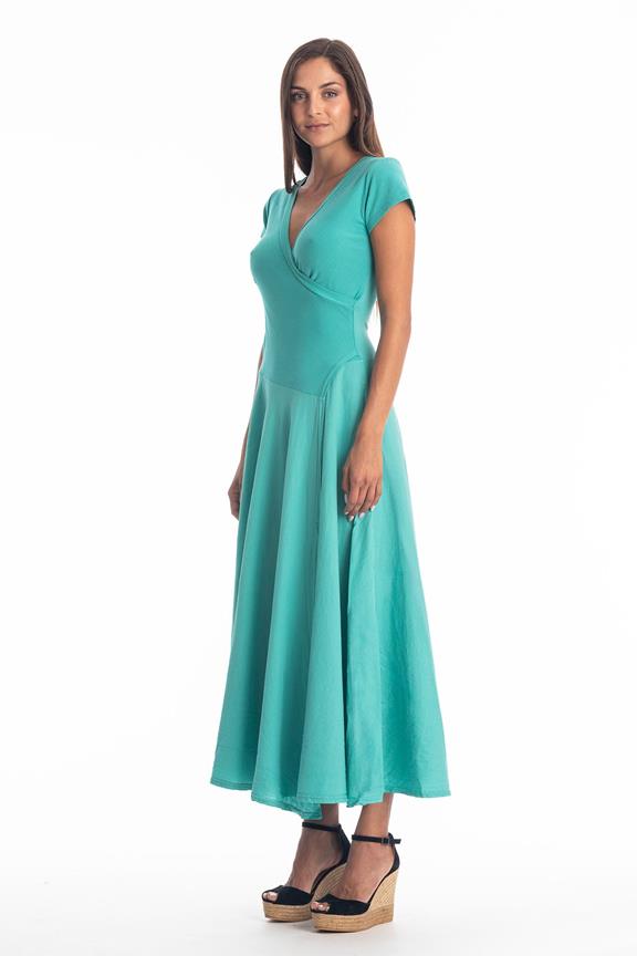 Jurk Veronika St Turquoise from Shop Like You Give a Damn