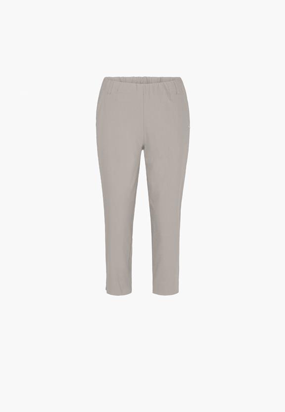 Broek Elizabeth Slim Capri Ml Grijs Zand via Shop Like You Give a Damn