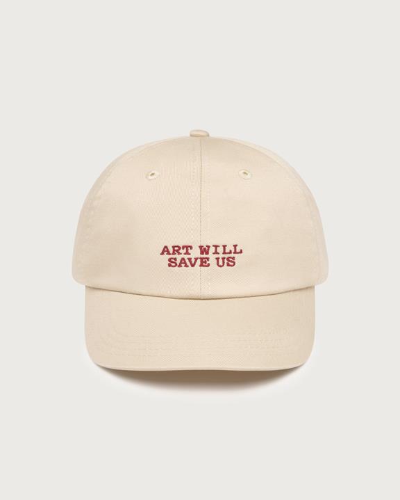 Cap Art Zal Ons Redden Ecru from Shop Like You Give a Damn